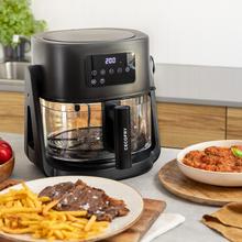 Friteuse à air réversible Cecofry Flip&Grill 4500 3-en-1 de 1500 W et 6 menus prédéfinis.