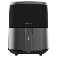 Cecofry Fantastik Inox 4000 Freidora de aire sin aceite / Airfryer digital de 1400 W, 4 L de capacidad y diseño con acabados en acero inoxidable.