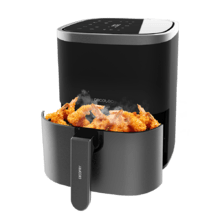 Cecofry Fantastik Inox 4000 Friteuse diététique numérique de 1400 W avec une capacité de 4 L et finitions en acier inoxydable.