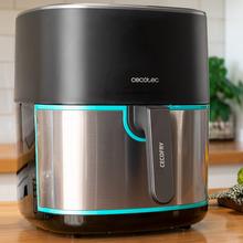 Cecofry Fantastik Inox 6500 Fritadeira sem óleo / Airfryer Digital de 1700 W, capacidade de 6,5 L e design com acabamentos em aço inoxidável.