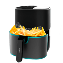 Cecofry Fantastik Inox 6500 Fritadeira sem óleo / Airfryer Digital de 1700 W, capacidade de 6,5 L e design com acabamentos em aço inoxidável.