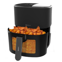 Friggitrice ad aria senza olio / Airfryer digitale Cecofry Fantastik Window 6500 da 1700 W, capacità 6,5 L e design con finestra per controllare meglio le preparazioni.