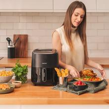 Friteuse à air Cecofry Fantastik 3500 Friteuse diététique numérique de 1200 W avec une capacité de 3,5 L.