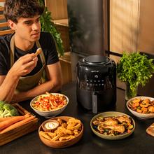 Cecofry Pixel 2500 Touch Touch- und kompakte ölfreie Airfryer-Fritteuse ohne Öl mit einem Fassungsvermögen von 2,5 l und PerfectCook-Technologie.