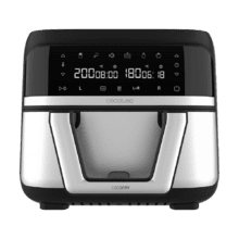 Cecofry Dual 9000 Fritadeira sem óleo AirFryer digital e compacta de 9 L de capacidade, com temperatura dual, tecnologia PerfectCook e a opção de dividir a tigela em dois cestos de 4,5 L de capacidade.