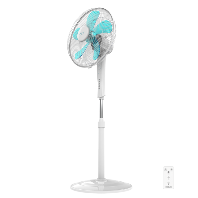 Ventilador de pie Cecotec EnergySilence 530 Power Connected White con mando a distancia