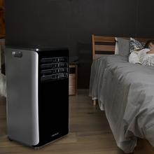 Climatiseur portatif EnergySilence Clima 9150 Heating. Grand débit d'air de 400 m³/h, 2270 frigories, ClimaCare 4 en 1, minuterie 24 h, classe d'efficacité énergétique A, noir.