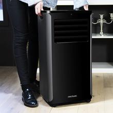 Climatiseur portatif EnergySilence Clima 9150 Heating. Grand débit d'air de 400 m³/h, 2270 frigories, ClimaCare 4 en 1, minuterie 24 h, classe d'efficacité énergétique A, noir.