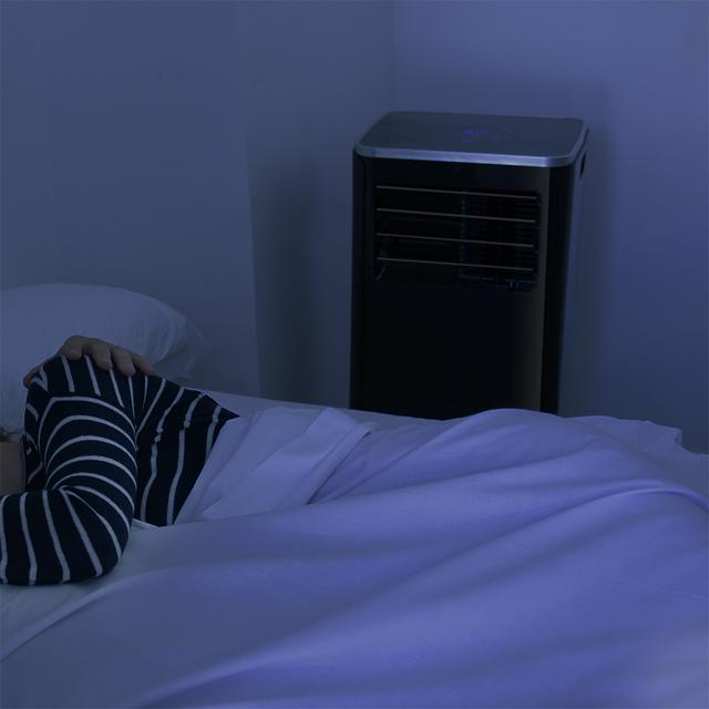 Condizionatore Portatile freddo/caldo EnergySilence Clima 9250 SmartHeating Potente 4 in 1, ultrasilenzioso, 9000 BTU, 350 m³/h, display Digitale, timer 24 Ore, telecomando.