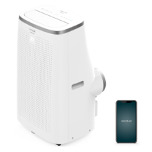 Force Clima 12750 Cold&Warm Connected. Aire Acondicionado de 12000 BTU, Bomba de Calor, Control por WiFi, Mando a Distancia, 3 velocidades, 5 Modos, Pantalla LED, 1340 W