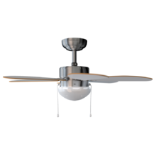 Ventilateur de plafond EnergySilence Aero 350. Avec 81 cm de diamètre, lumière, 6 pales réversibles, 3 vitesses, fonction Hiver et 50 W