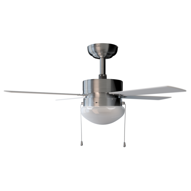 Deckenventilator EnergySilence Aero 450 106 cm Durchmesser, Licht, 4 umkehrbare Flügel, 3 Geschwindigkeiten und Winterfunktion, 50W