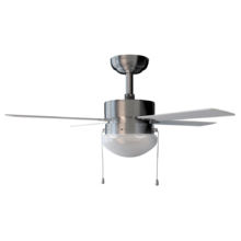Ventilateur de plafond EnergySilence Aero 450. Avec 106 cm de diamètre, lumière, 4 pales réversibles, 3 vitesses, fonction Hiver et 50 W