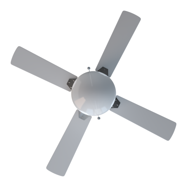 Ventilatore da soffitto EnergySilence Aero 450. 106 cm di diametro, luce, 4 pale reversibili, 3 velocità e funzione inverno, 50 W