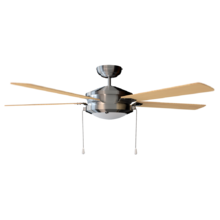 Deckenventilator EnergySilence Aero 540 132 cm Durchmesser, 5 umkehrbare Flügel, 3 Geschwindigkeiten, Walnussbaum Winter-Funktion, 60 W