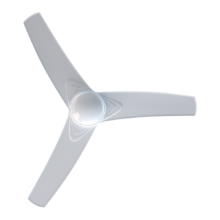 Ventilateur de plafond EnergySilence Aero 550. Avec télécommande, 132 cm de diamètre, 3 pales, 3 vitesses, fonction Hiver et 60 W.