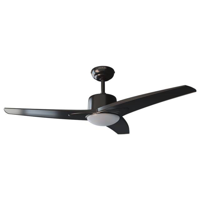 Deckenventilator EnergySilence Aero 470 Fernbedienung, 106 cm Durchmesser, 3 Flügeln, 3 Geschwindigkeiten, Winterfunktion, schwarz, 55 Watt