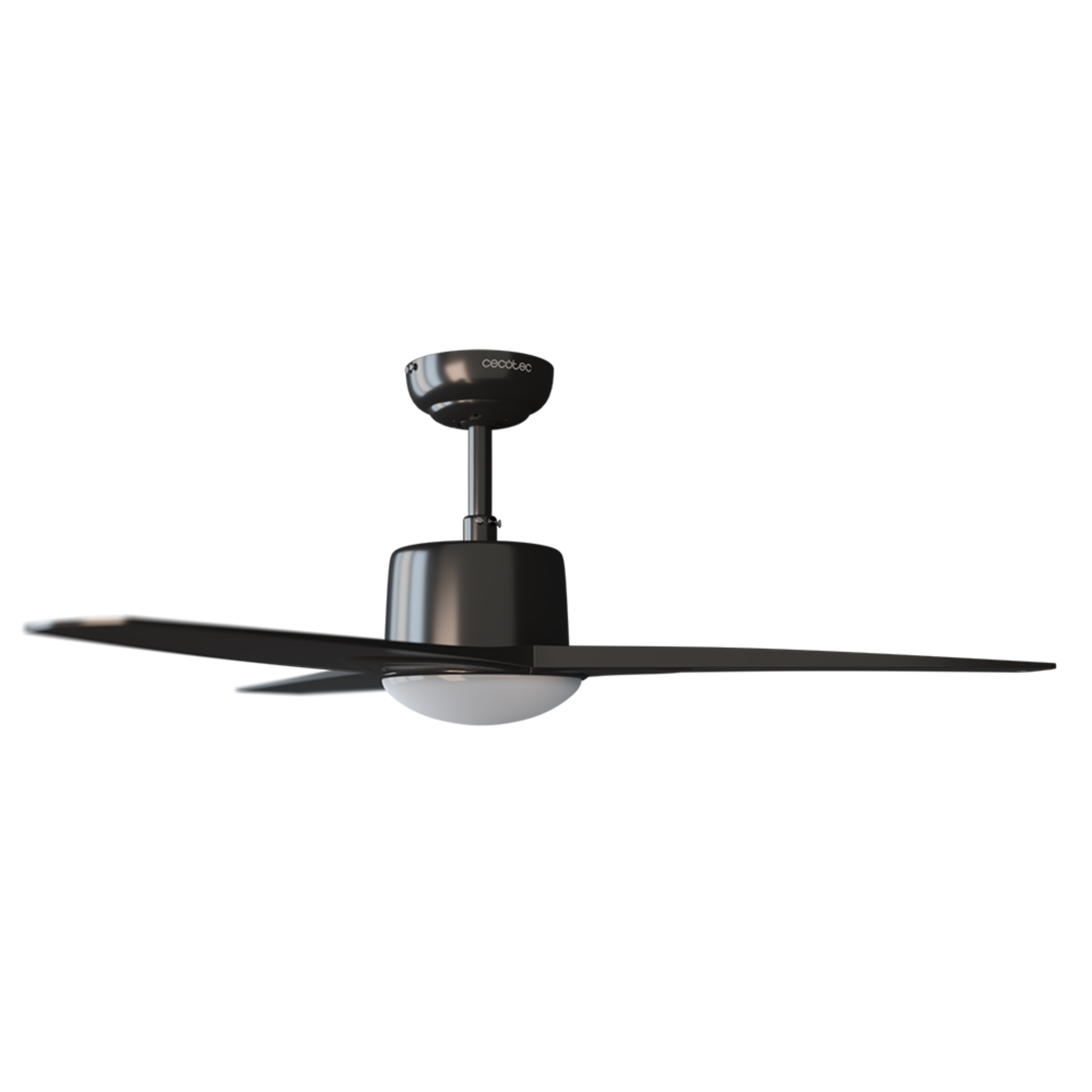 Ventilador de Techo con Mando a Distancia, Temporizador y Luz LED EnergySilence Aero 470. 55 W, 106 cm de Diámetro, 3 Aspas, 3 Velocidades, Función Invierno, Gris Marengo