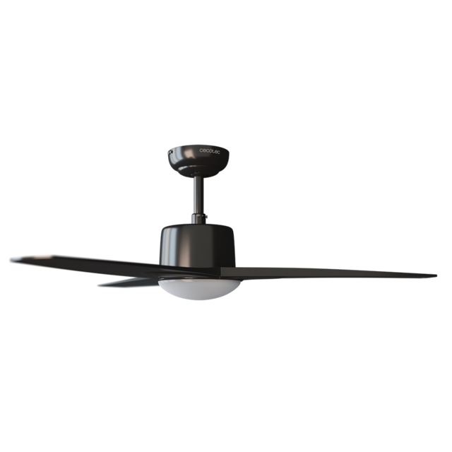 Ventilador de Techo con Mando a Distancia, Temporizador y Luz LED EnergySilence Aero 470. 49 W, 106 cm de Diámetro, 3 Aspas, 3 Velocidades, Función Invierno, Gris Marengo