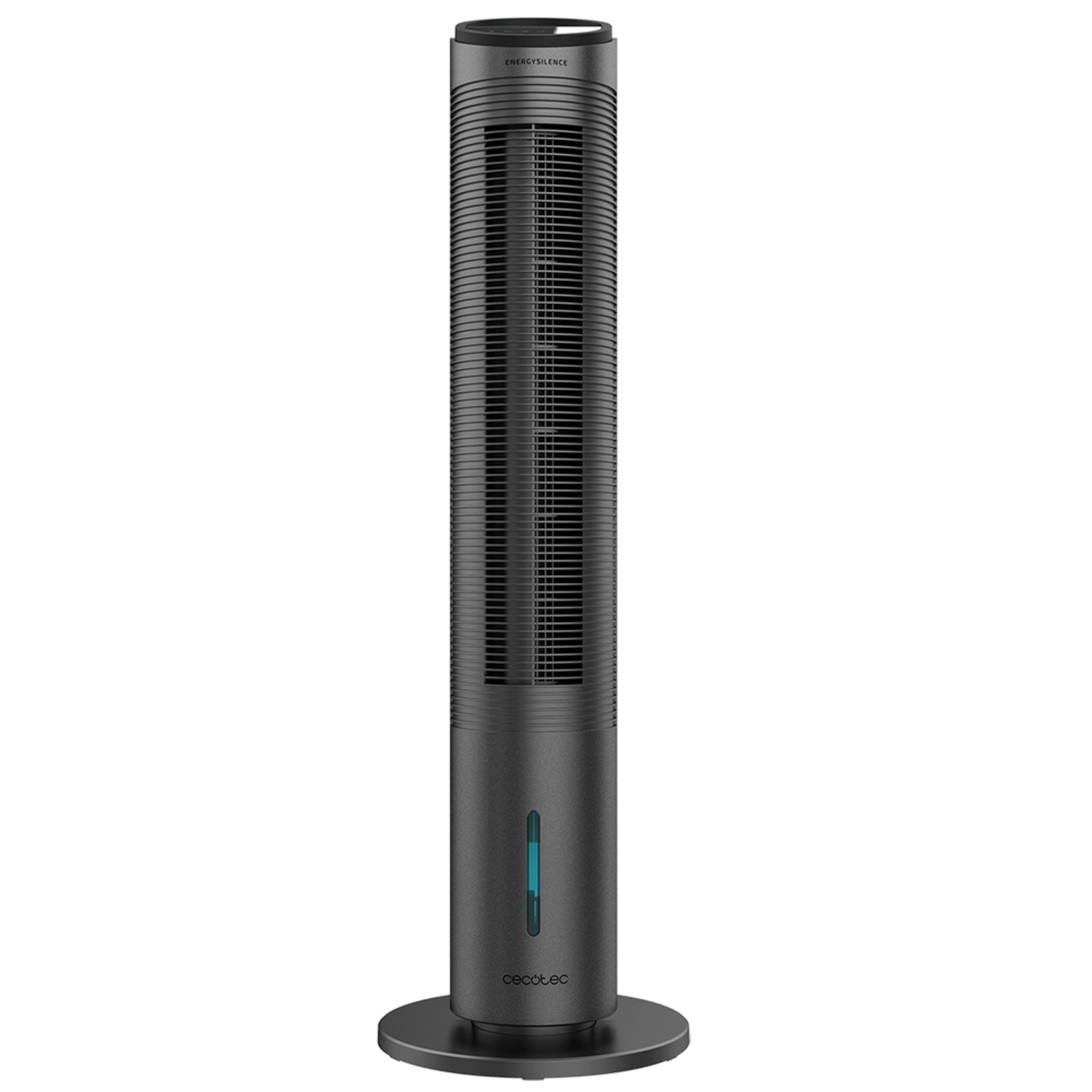 Torre EnergySilence 2000 Cool Tower Smart - Climatizador Evaporativo, Potencia 60 W, Depósito E xtraíble de 2 L, 3 Velocidades, 3 Modos con Oscilación, Temporizador, Control táctil