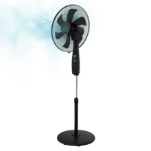 EnergySilence 620 MaxFlow Smart. Ventilador de Pie con Mando a Distancia y Temporizador, 70 W, 18 Pulgadas (45 cm), 6 Aspas, Motor Cobre, 3 Velocidades, Oscilación 75º, Pantalla LED