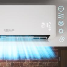 Climatiseur Split EnergySilence 12000 AirClima Connected. 12000 BTU, pompe à chaleur, écran LED, télécommande, 5 modes, minuterie 24 h, 62 db, classification énergétique A++