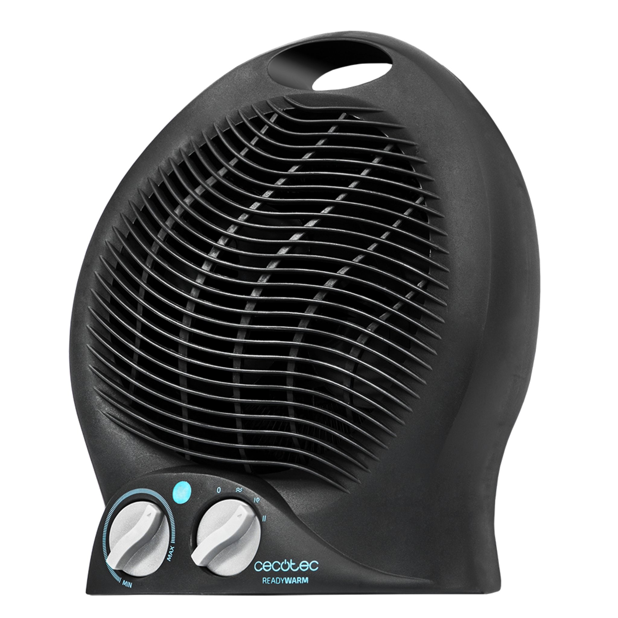 Chauffage électrique à faible consommation Ready Warm 9500 Force Vertical avec 2000 W, thermostat réglable, 3 modes, protection contre la surchauffe et anti-renversement, silencieux et 15 m² de surface couverte
