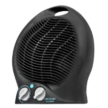 Cecotec Calefactor Eléctrico Bajo Consumo ReadyWarm 2050 Max Force Black.  Termoventilador de 2000 W, 3 Modos, Termostato Regulable, Uso Sencillo,  Área