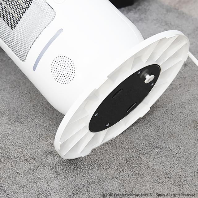 Aquecedor banho cerâmico Ready Warm 10100 Smart Ceramic. Vertical, Digital, 2000 W, Termóstato ajustável, proteção contra sobreaquecimento e anti-queda, Silencioso, Controlo remoto