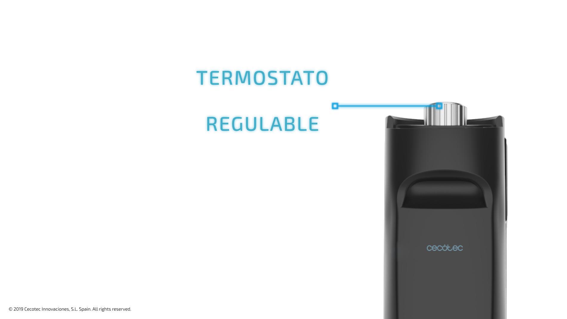 4 MODOS DE FUNCIONAMIENTO CON TERMOSTATO REGULABLE