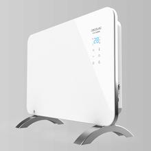 Ready Warm 6650 Crystal Connection. Radiador Eléctrico Bajo Consumo con Wifi, 1000 W, Termostato Regulable, Temporizador, Soporte de pie, Protección sobrecalentamiento, Blanco