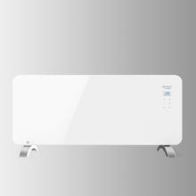 Convettore in Vetro Ready Warm 6750 Crystal Connection. Funzionamento via Wi-Fi, Termostato regolabile, Timer, Supporto, Utilizzabile in bagno (IP24), silenzioso, 2000 W