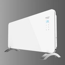 Convecteur en verre Ready Warm 6750 Crystal Connection. Contrôle via Wi-Fi avec thermostat réglable, minuterie, support, adapté aux salles de bains (IP24), silencieux et 2000 W