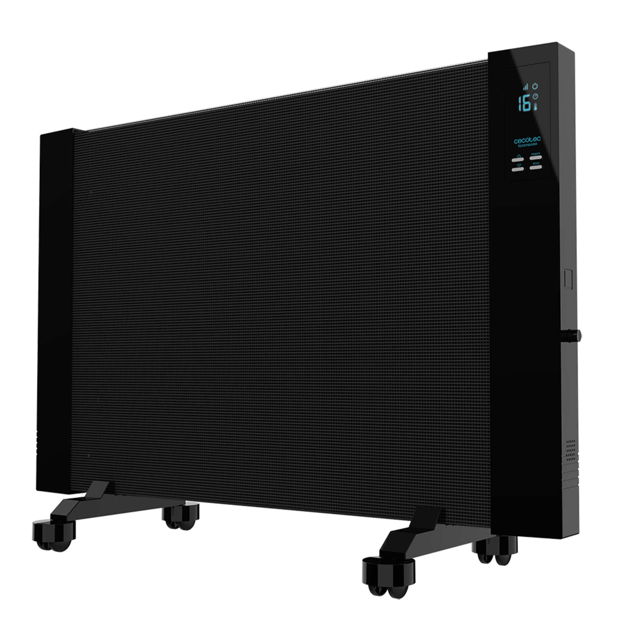 Radiador Eléctrico Bajo Consumo Ready Warm 3100 Smart Now. 2000 W, Pantalla LCD, Temporizador, 2 Modos, Ruedas, Temporizador Regulable, Sistema de Protección, 15 m2