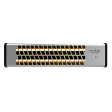 Aquecedor elétrico Baixo consumo  Especialmente para Banheiros, Termostato Ajustável, 2 Níveis, Grelha de Segurança, IP24, 10m2