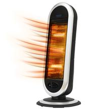 Radiateur à faible consommation Ready Warm 7300 Quartz Sky Smart. 1200 W de puissance, télécommande, numérique, thermostat réglable, oscillation, facile à transporter, système anti-renversement et silencieux