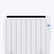 Ready Warm 1800 Thermal Radiador Eléctrico Bajo Consumo con 8 Elementos, 1200W, De pared o pie, 3 Modos, Temporizador, Mando a Distancia, Pantalla LED, Blanco