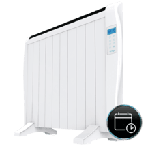 Ready Warm 2000 Thermal energieeffizientes Heizgerät 10 Elemente, 1500W, Wand- oder Bodenaufstellung, 3 Modi, Timer, Fernbedienung, Display, Überhitzungsschutz, Ultra slim,