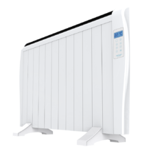 Ready Warm 2500 Thermal Aquecedor elétrico de Baixo Consumo com 12 Elementos, 1800 W, de Parede ou de Pé, 3 Modos, Temporizador, Controlo remoto , Ecrã, Branco