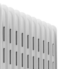 Radiateur bain d’huile Ready Warm 5750 Space 360º White avec 7 éléments, faible consommation, 1500 W, 3 niveaux de puissance, protection contre la surchauffe et le renversement, roues et 18 m² de surface couverte.