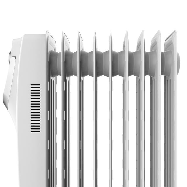 Ready Warm 5800 Space 360º White Ölradiator 9 Module, Low Power, 2000 W, 3 Leistungsstufen, Überhitzungs- und Umkippschutz, Rollen, 20 m2