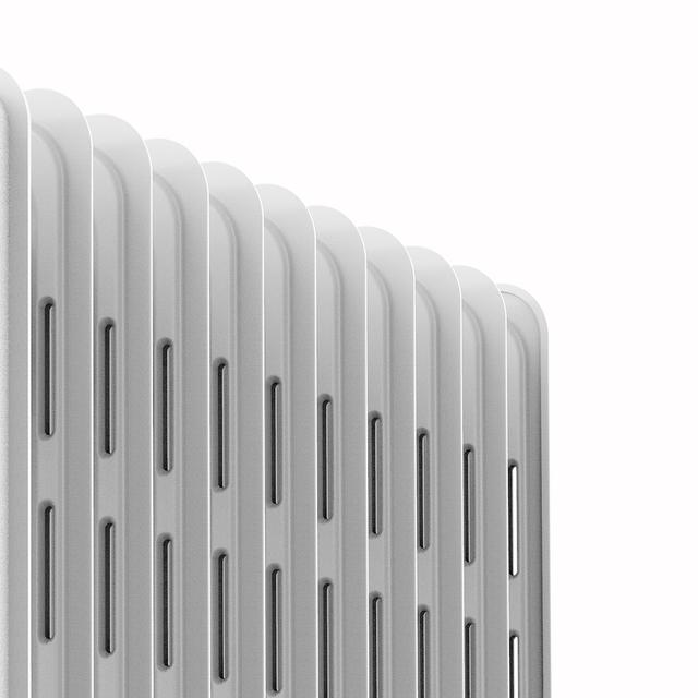 Ready Warm 5850 Space 360º White Ölradiator 11 Module, Low Power, 2500 W, 3 Leistungsstufen, Überhitzungs- und Umkippschutz, Rollen, bis 25 m2