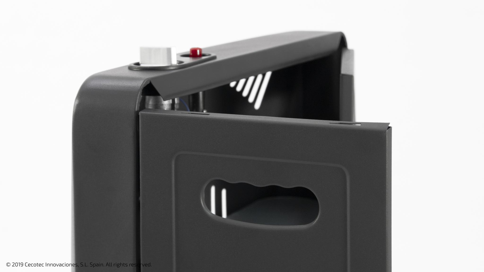 ESTUFA PLEGABLE Y CON 2 ASAS ERGONÓMICAS