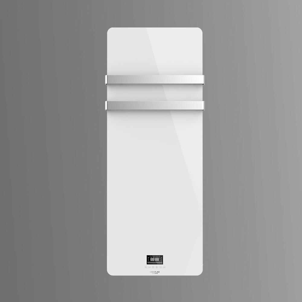 Toallero eléctrico Ready Warm 9870 Crystal Towel Cecotec 850W con doble  colgador blanco - Embargosalobestia