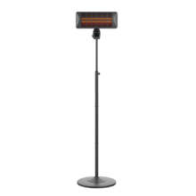 Ready Warm 8200 Power Quartz Smart Outdoor-Heizgerät Quarz-Halogen-Wand- oder Bodenheizgerät, 2000 W, IP24, 2 Leistungsstufen, Fernbedienung, Timer, 15 m2 Wirkungsbereich.