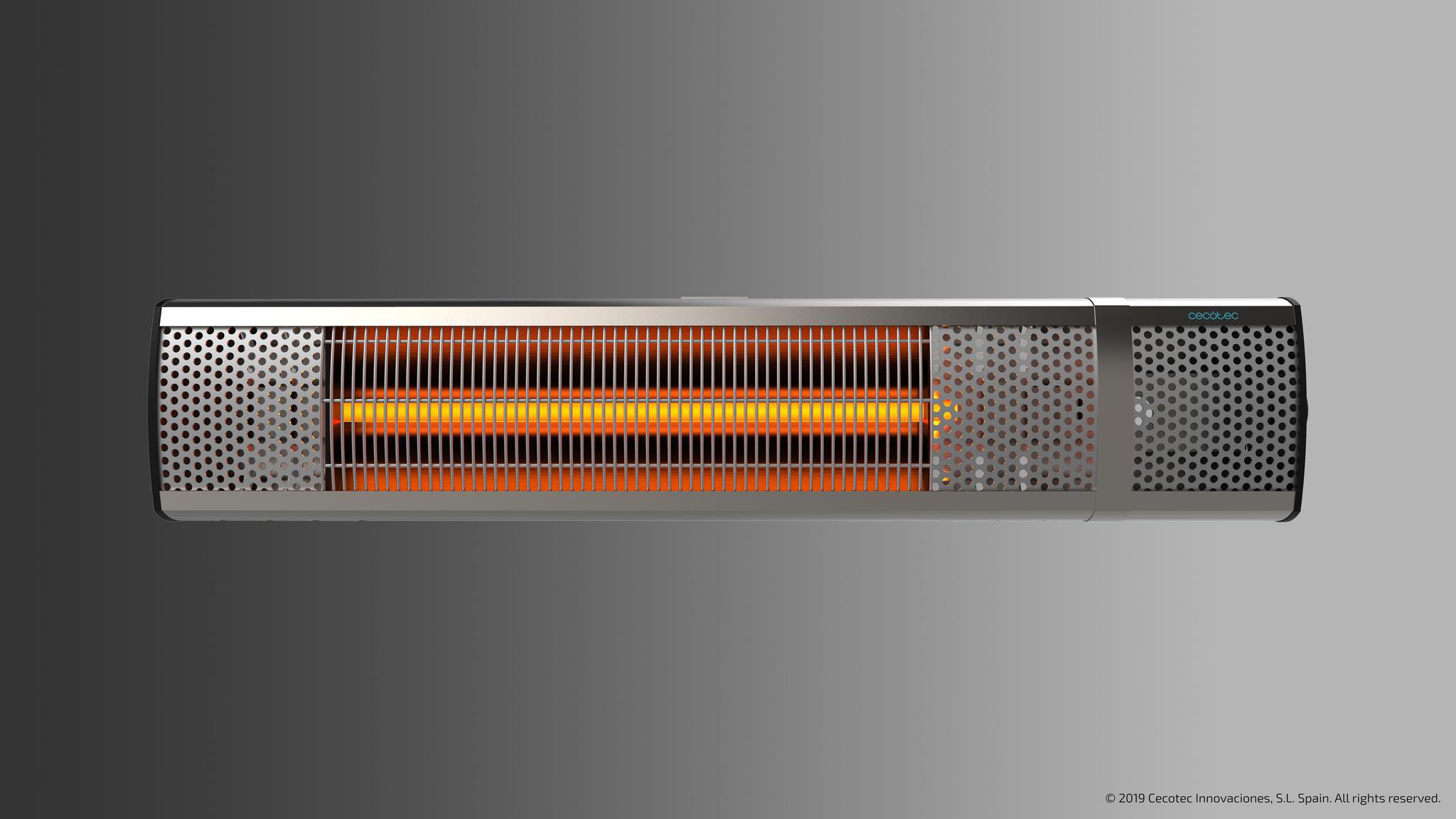 ESTUFA INFRARROJA PARED EXTERIOR CECOTEC - Mi Factory