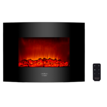 Cheminée électrique Ready Warm 2200 Curved Flames. Puissance maximale de 2000 W, 22"