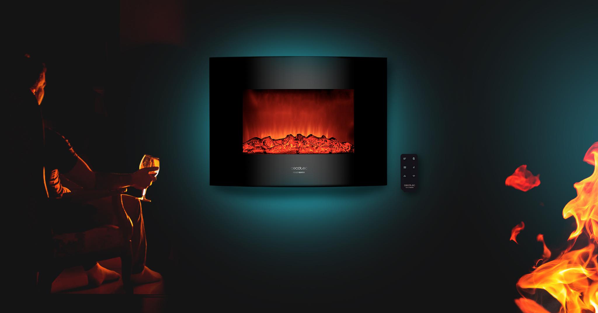 Immagine in primo piano del prodotto Ready Warm 2200 Curved Flames