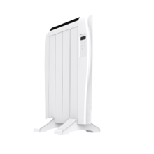 Ready Warm 800 Thermal Connected 4 Element Energy Saving Electric Radiator, 600 W, Wand- oder Bodenmontage, 3 Modi, Timer, Fernbedienung, LED-Anzeige, Wifi-Steuerung, Ultraflaches Design