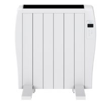 Radiateur électrique à faible consommation Ready Warm 1200 Thermal Connected. Avec 6 éléments, 900 W, mural ou sur pied, 3 modes, minuterie, télécommande, écran LED, contrôle via Wi-Fi, ultra-fin